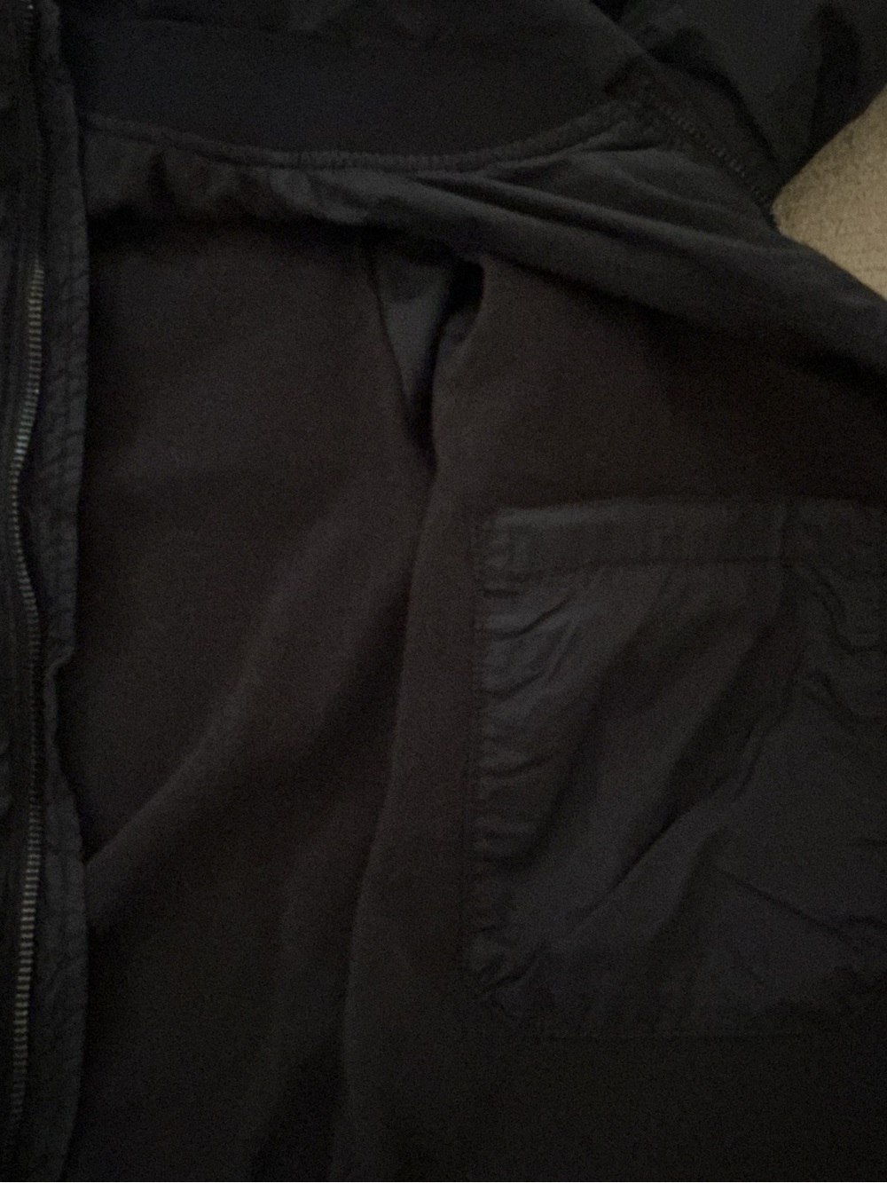 H&M Black Bomber Jacket with Snap-Pocket Details - Picture 3 of 9